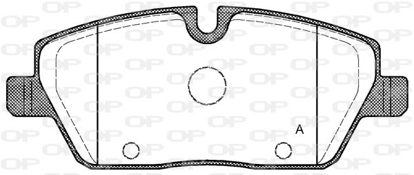 OPEN PARTS Jarrupala, levyjarru BPA1131.00